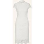 Reduzierte Weiße Ivy Oak Stehkragen Cut Out Dresses aus Elastan für Damen Größe M 