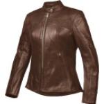Reduzierte Braune Ixon Motorradjacken aus Leder für Damen Größe 3 XL 