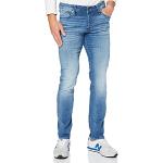 Reduzierte Blaue Jack & Jones Slim Jeans aus Denim für Herren Weite 32, Länge 32 