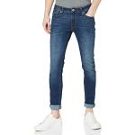 Reduzierte Hellblaue Jack & Jones Skinny Jeans mit Nieten aus Elastan für Herren Weite 32, Länge 32 