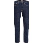 Blaue Jack & Jones High Waist Jeans tapered aus Elastan für Herren Größe XXL 