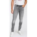 Reduzierte Graue Jack & Jones Glenn Slim Jeans aus Baumwollmischung für Herren Größe XL 