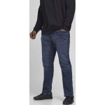 Blaue Jack & Jones Glenn Slim Jeans aus Baumwollmischung für Herren Größe M Große Größen 