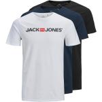 Blaue Print Jack & Jones T-Shirts für Herren Größe L 3 Teile 