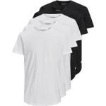 Reduzierte Jack & Jones T-Shirts aus Baumwolle für Herren Größe M 5 Teile 