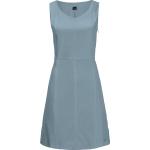 Blaue Elegante Jack Wolfskin Mini Nachhaltige V-Ausschnitt Partykleider für Damen Größe XS 