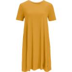 Reduzierte Gelbe Jack Wolfskin Travel Sommerkleider aus Elastan für Damen Größe M 