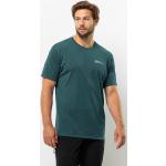 Reduzierte Grüne Kurzärmelige Jack Wolfskin T-Shirts für Herren Größe XL 