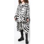 Reduzierte Schwarze Zebra Comme des Garçons Damenwintermode aus Polyester Größe S 