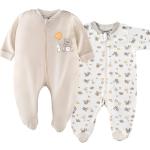Offwhite Jacky Kinderpyjamas & Kinderschlafanzüge aus Baumwolle für Babys Größe 68 