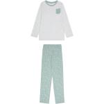 Pastellgrüne Jacky Kinderpyjamas & Kinderschlafanzüge aus Jersey für Jungen Größe 158 2 Teile 