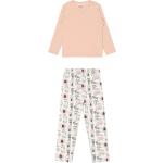 Weiße Jacky Kinderpyjamas & Kinderschlafanzüge aus Baumwolle für Mädchen Größe 158 2 Teile 