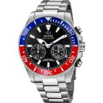 Bunte Schweizer Jaguar Watches Quarz Herrenarmbanduhren mit Chronograph-Zifferblatt mit Datumsanzeige mit Schrittzähler mit Saphirglas-Uhrenglas 
