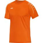 Neonorange Kurzärmelige Jako Rundhals-Auschnitt T-Shirts Orangen aus Polyester für Herren Größe M 