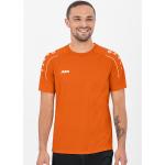 Neonorange Kurzärmelige Jako Rundhals-Auschnitt T-Shirts Orangen aus Polyester für Herren Größe XL 