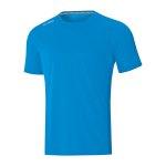 Blaue Kurzärmelige Jako Running Kinder-T-Shirts aus Polyester 