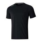 Schwarze Kurzärmelige Jako Running Kinder-T-Shirts aus Polyester 