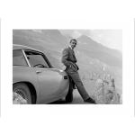 James Bond Kunstdruck - Grösse 80x60 cm Aston Martin