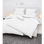 Weiße Janine Piano Bettwäsche & Bettbezüge aus Baumwolle 140x200 cm 2 Teile 
