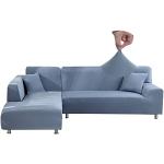 Blaue Sofaüberwürfe & Sofahussen aus Elastan 