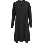 Schwarze Langärmelige Mini Stehkragen Partykleider Länder aus Polyester für Damen Größe XL 