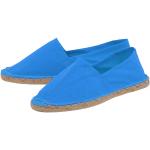 Blaue Flache Sneaker aus Jute rutschfest für Kinder Größe 36 