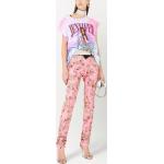 Reduzierte Rosa Batik Ärmellose Dolce & Gabbana T-Shirts aus Baumwolle für Damen Größe M 