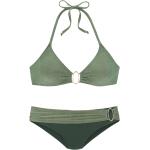 Grüne Jette Joop Triangel Bikinis mit Glitzer für Damen 