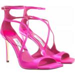 Jimmy Choo Sandalen - Azia 95mm Sandals - Gr. 39,5 (EU) - in Rosa - für Damen