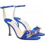 Jimmy Choo Sandalen - Marsai 90 Heel Sandals Suede - Gr. 38 (EU) - in Blau - für Damen