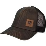 JOHN DEERE Oil Coated Soft Mesh Hat W/Sueded Patch, Brown