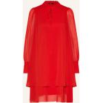 Rote Langärmelige Joop! Kleider mit Ärmel aus Elastan für Damen Größe XS 