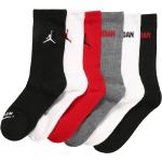Jordan Socken graumeliert / rot / schwarz / weiß, Größe 4-5, 7368680