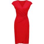 Reduzierte Rote Joseph Ribkoff Mini V-Ausschnitt Partykleider aus Jersey für Damen Größe XL 