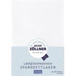 Weiße Julius Zöllner Spannbettlaken & Spannbetttücher aus Baumwolle 