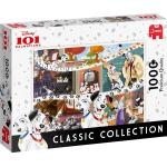 1000 Teile 101 Dalmatiner Puzzles Hunde aus Pappkarton für über 12 Jahre 
