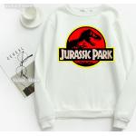 Jurassic Park Sweatshirt mit Dinosaurier-Grafikdruck Mädchen Lustige Harajuku Kawaii Kleidung Jurassic World Langarmpullover