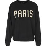 JUVIA Loungewear Sweater PARIS schwarz | S