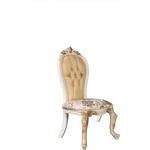 Beige Barocke Esszimmerstühle aus Massivholz 