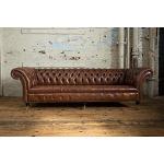 JVmoebel Chesterfield Polster Sofas Design Luxus Couch Sofa 4 Sitzer Leder Couchen Neu