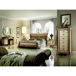 JVmoebel Edles Designer Schlafzimmer Bett Doppelbett Betten Chesterfield Jugendstil Italy