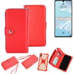 Rote Huawei P30 Lite Hüllen Art: Bumper Cases aus Kunstleder 