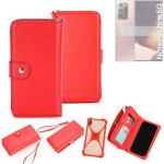 Rote Samsung Galaxy Note 20 Ultra Hüllen Art: Bumper Cases aus Kunstleder 