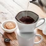 Silberne Butlers Kaffeebereiter aus Metall 