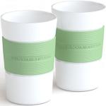 Grüne Moccamaster Kaffeetassen 200 ml aus Porzellan doppelwandig 2 Teile 