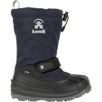 Blaue Kamik Waterbug Gore Tex Winterstiefel & Winter Boots aus Gummi wasserdicht für Kinder 