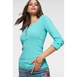 Reduzierte Blaue Kangaroos Two-in-One-Shirts aus Baumwolle für Damen Größe XS 