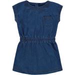 Blaue Kurzärmelige Kanz Kinderkleider aus Baumwolle für Babys Größe 140 