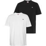 Weiße Kappa T-Shirts aus Jersey für Herren Größe L 2 Teile 