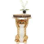 Reduzierte Bunte KARE DESIGN Runde Beistelltische 33 cm Katzen 
